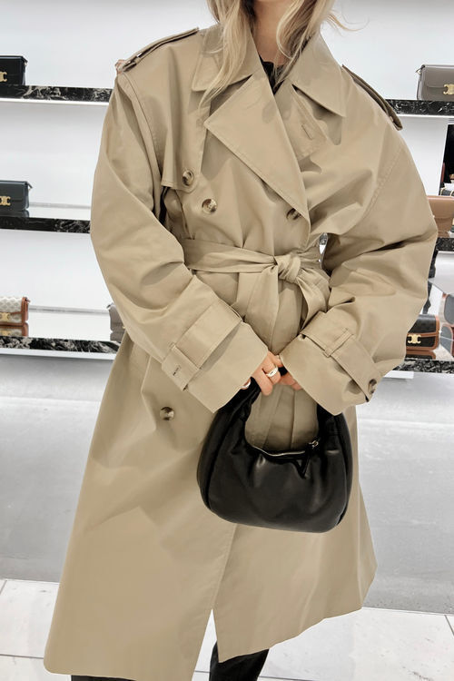 Water Repellent Cotton Trench Coat | OAK + FORT